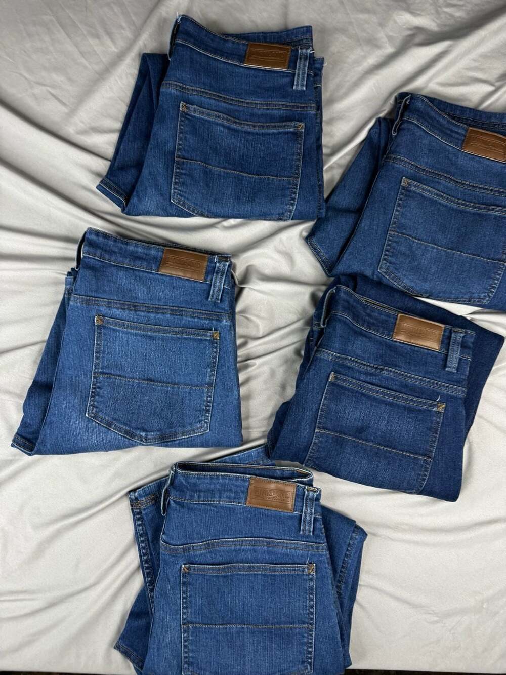 Kirkland Signature Denim Jeans Blue Lot Of 5 - Picture 1 of 16